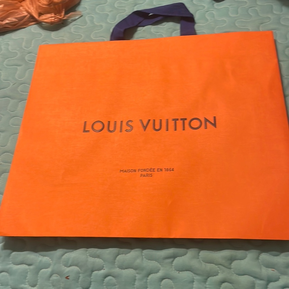 LV paper bag 15.5x13”